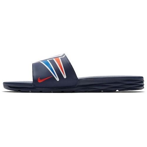 Nike Oklahoma City Thunder Navy Benassi Solarsoft NBA Slides2