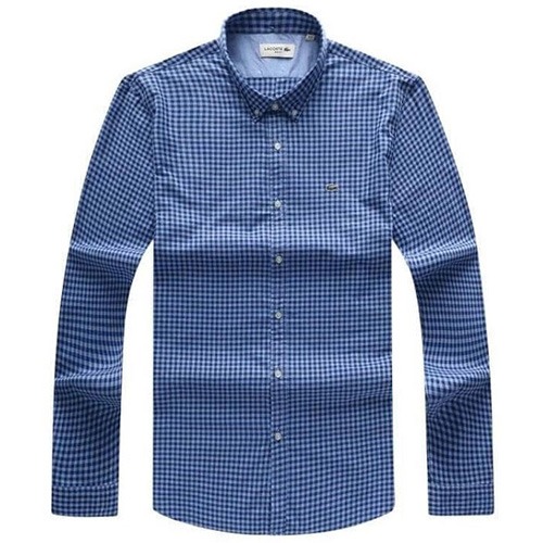 Lacoste Blue Checkered Shirt | Online Fashion in Nigeria