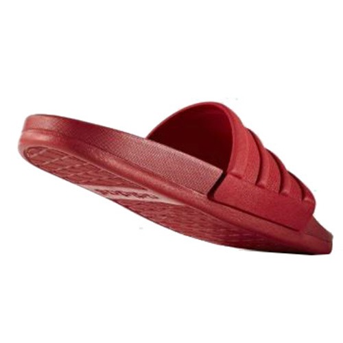 Adidas Adilette Cloudfoam Red Plus Stripes Slides_3