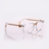 Chrome Hearts Unisex Optical Eyeglass in Transparent Frame