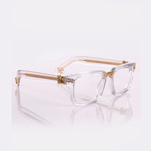 Chrome Hearts Unisex Optical Eyeglass in Transparent Frame Chrome Hearts Unisex Optical Eyeglass in Transparent Frame