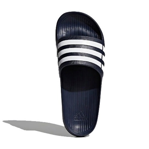 Adidas Duramo Slides - Navy Blue_White_2