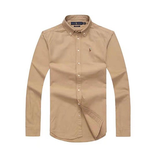 Ralph Lauren Brown Oxford Long Sleeve Shirt