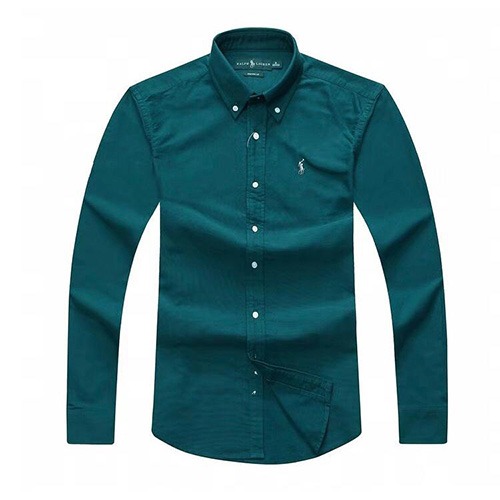 Ralph Lauren Oxford Long Sleeve Shirt - Dark Green