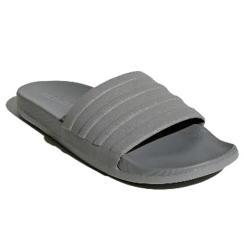 Adidas Adilette Cloudfoam Grey Plus Mono Slides _2