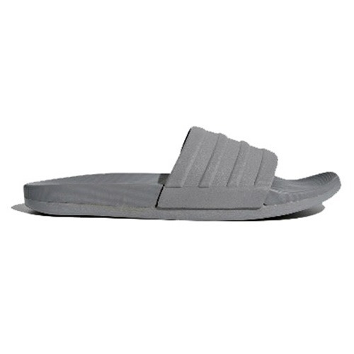 Adidas Adilette Cloudfoam Grey Plus Mono Slides _3