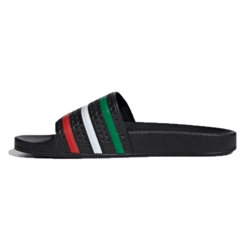 Adidas Adilette Slides Core - Black, Red & Cloud White_3