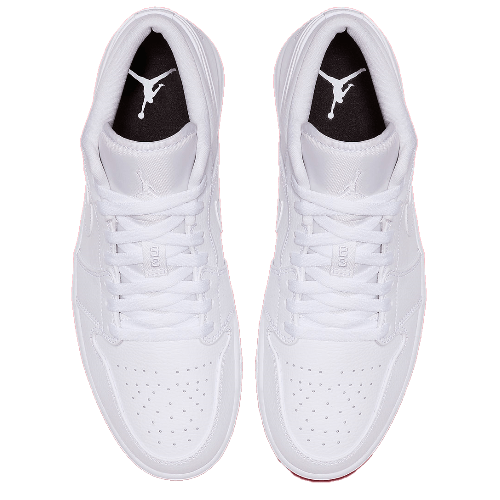 Nike Air Jordan 1 low Triple White_4 Nike Air Jordan 1 low Triple White_4