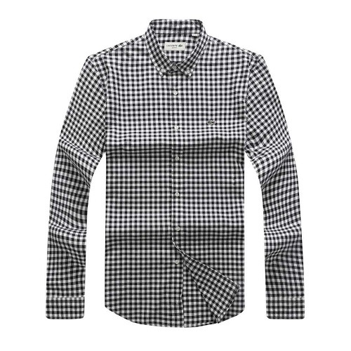 Lacoste Black Checkered Long