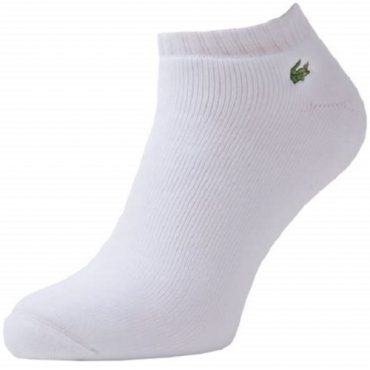 lacoste white ankle sock