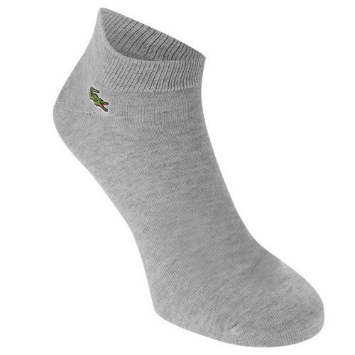 lacoste grey ankle socks