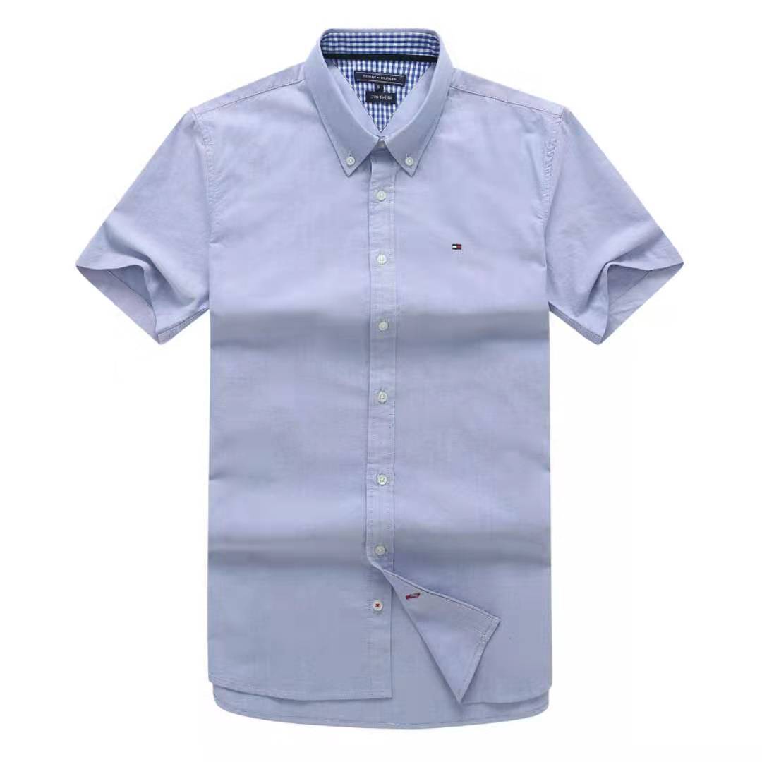 Tommy Hilfiger Short-sleeve Light Blue Shirt | Superbuy Nigeria Fashion