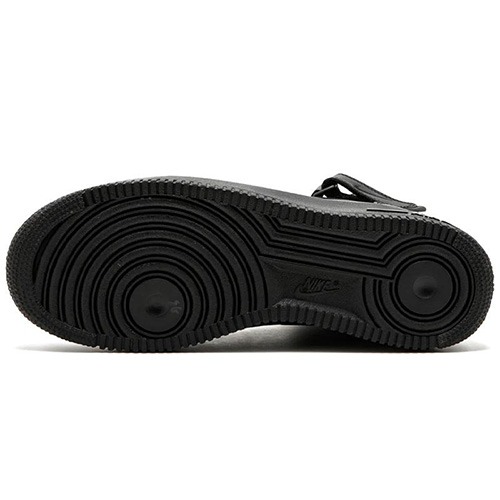 nike force mid black