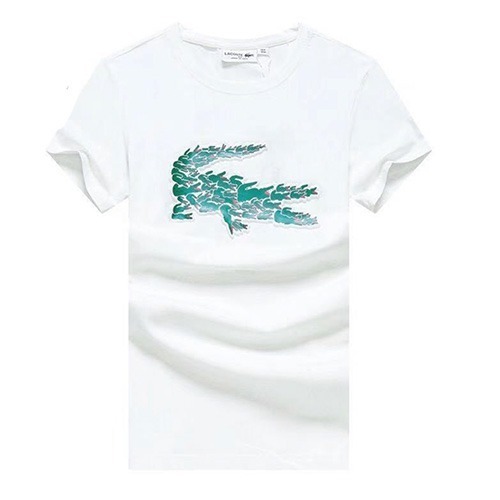 lacoste printed t-shirt white