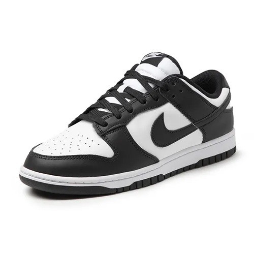 nike dunk black white