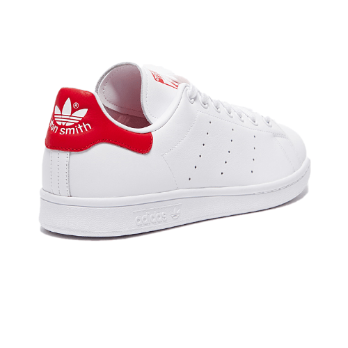 Adidas Stan Smith Shoe - White-red-4 adidas stan smith white/red