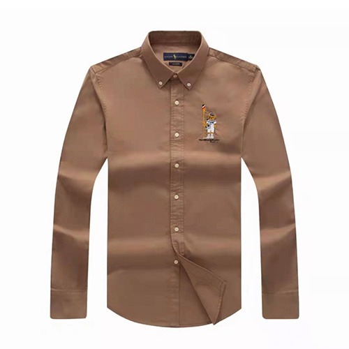 polo bear shirt brown