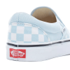 vans checkerboard slip-on blue/white