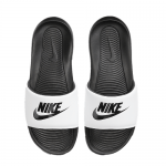 nike victori slide black/white/black