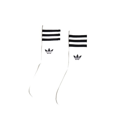 Adidas Trefoil White Mid Socks_2 adidas mid white socks