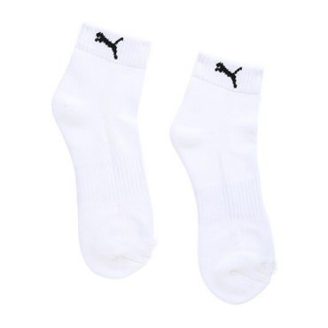 puma white ankle socks