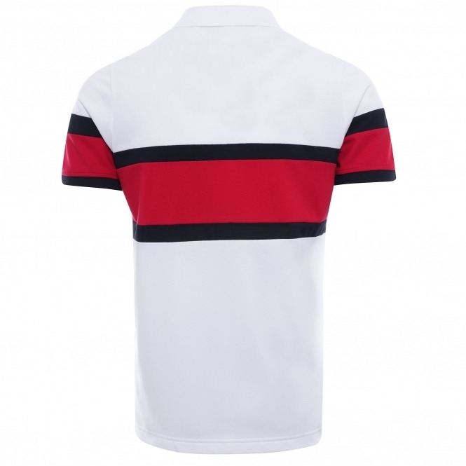 Tommy Hilfiger Logo Slim-Fit Polo - White_2 tommy slim-fit polo white