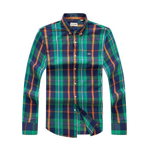 Lacoste Checkered green/blue shirt