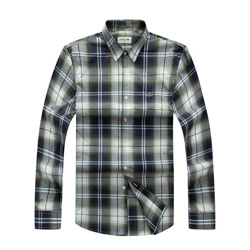 Lacoste Checkered grey/navy shirt