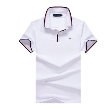 tommy custom-fit polo white