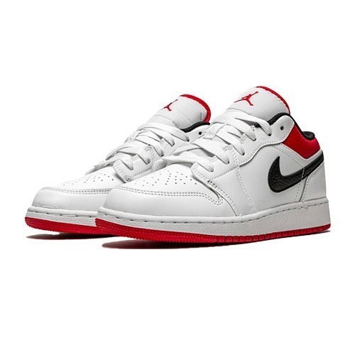 Air Jordan 1 Low University Red Black_2 air jordan university red
