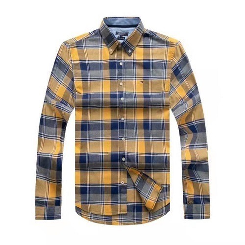 Tommy yellow plaid oxford
