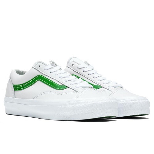 vans style 36 green/white vans style 36 green/white