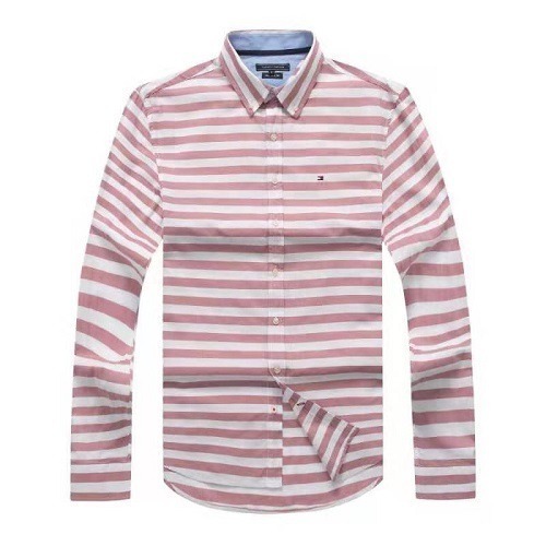 Tommy Pink/White stripe shirt