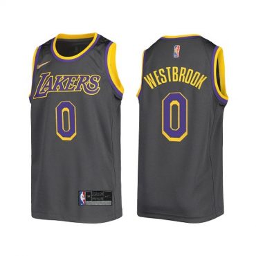 russell westbrook lakers jersey
