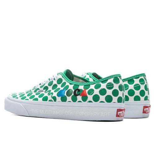 vans moca authentic logo/green vans moca authentic logo/green