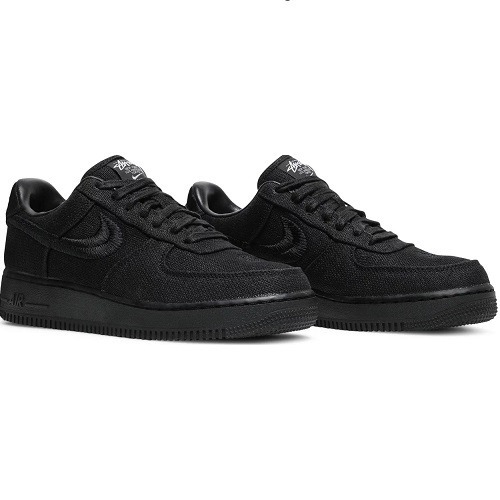 Nike Air Force 1 Low x Stussy 'Triple Black' air force stussy black