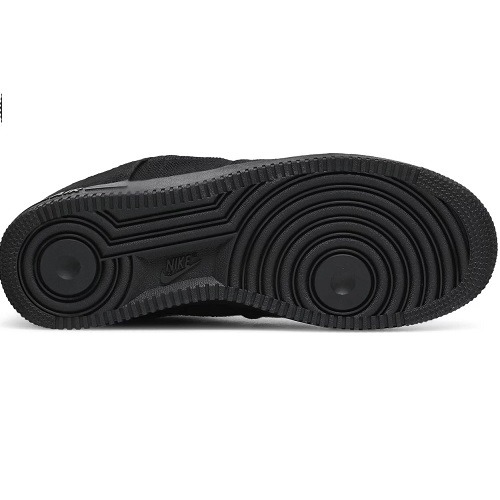 Nike Air Force 1 Low x Stussy 'Triple Black'_1 air force stussy black