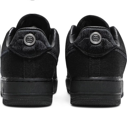 Nike Air Force 1 Low x Stussy 'Triple Black'_2 air force stussy black