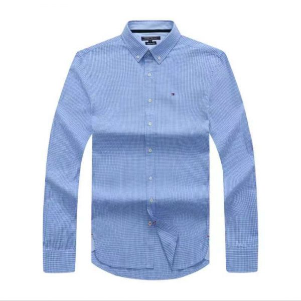 Tommy light-blue checkered shirt