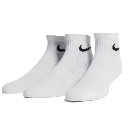 Nike white 3-in-1 Socks