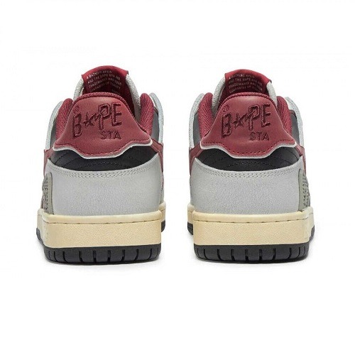 Bape SK8 STA white-red