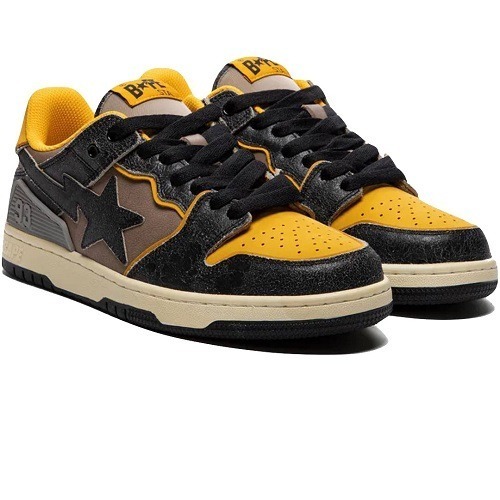 Bape SK8 STA yellow-black