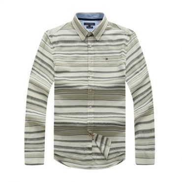 Tommy grey stripe shirt