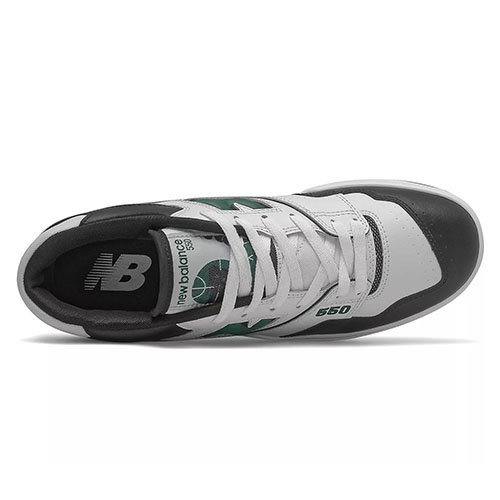New Balance BB550 White_Green_Black_3 New Balance BB550 White/green/black