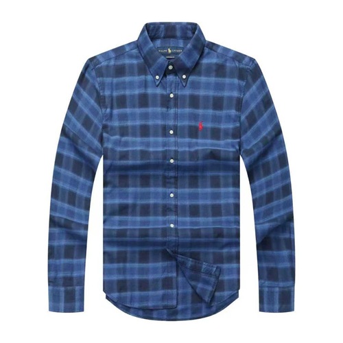 Ralph navy checkered shirt