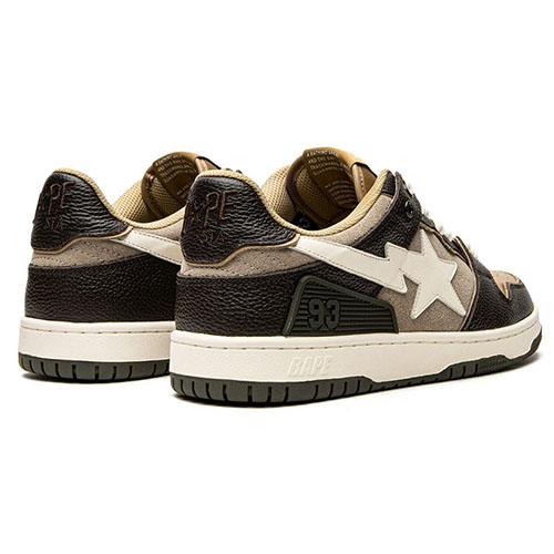 A Bathing Ape SK8 STA #8 M2 IT Brown-4 bape SK8 STA brown