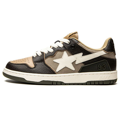 A Bathing Ape SK8 STA #8 M2 IT Brown bape SK8 STA brown