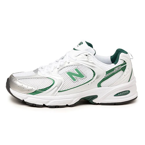 New Balance 530 White_green-3 New Balance 530 White/Green