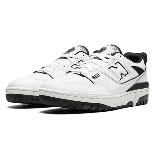 New Balance white black