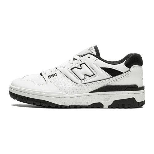 New Balance white black